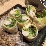 ゆらり - 湯葉の生春巻き仕立て
