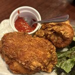 親子パンチ居酒屋店 - 「名物！げんこつザンギ（2個）」798円（2025.6/12）