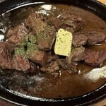 親子パンチ居酒屋店 - 「道産牛カットステーキ（300ｇ）」1,998円（2025.6/12）