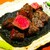 炭火焼きステーキ灰屋 - 料理写真:国産牛サーロインステーキ（１００ｇ）