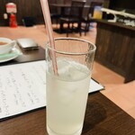 リストランテ ミヤモッシモ - 乾杯のりんごジュース