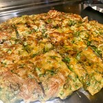 鉄板焼きお好み焼き いずみ - ねぎ焼き