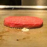 鉄板焼きお好み焼き いずみ - 宮崎牛ももステーキ