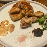 鉄板焼きお好み焼き いずみ - 鶏ももステーキ