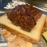 鉄板焼きお好み焼き いずみ - 宮崎牛ももステーキ