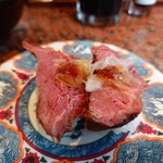 回転すし北海道 - ローストビーフ