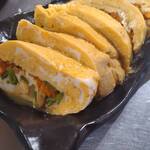 居酒屋どんでん返し - 彩り野菜の卵焼き（500円）