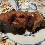 炭火串焼 鶏魚 - 