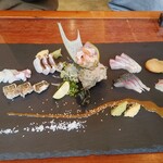 居酒屋 おぎはら - 刺し盛　1,100