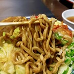 麺屋　たか - 極太の特製麺がソースに良く絡んで美味しい