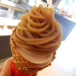 桜井甘精堂 - モンブランソフト　380円 は絶品です★