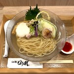 らぁ麺もう利 - 帆立冷やし麺大盛り（税込1,300円）