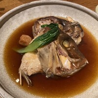 魚匠 銀平 道頓堀店 - 鯛あらの煮付け