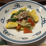 廣東料理 翠雲苑 - 豚肉と野菜の八室菜