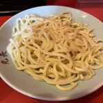 つけそば 丸長 - 麺はツルツルー。
