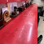 新珍味 - １番カウンターからでーす。