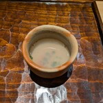 鮨 三心 - 蛤の出汁