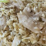 大鴻運天天酒楼 - ねぎ豚バラ塩チャーハンのアップ