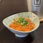 チャンジャのクリームチーズ和え