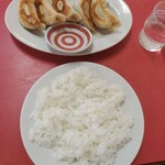 雄華 - ギョーザ＋ライス