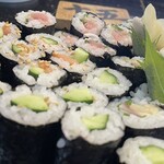 南房総 やまと寿司 - 細巻きのオスナオスナ盛り^_^