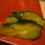 鮨 なかむら - きゅうりお漬物