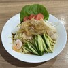 橘屋 - 海鮮三種入り冷やし中華 （5-9月限定） 1300円
・黒酢醤油
・めん大盛 110円