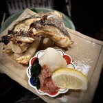 ウミネコ - 地魚焼き！酒盗が添えられてるのがgood！