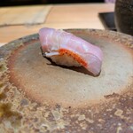 鮨 三心 - 追加∶金目鯛~藻塩とともに