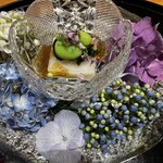 日本料理 幸庵 - 周りには紫陽花