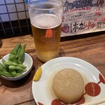 おでんと、アジフライ。 本町本店 - 