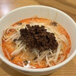 希須林 - ✅担々つけ麺(太麺300g)¥1.200
      　※辛さ3段階からセレクト(中辛)
      　※ご飯無料(お代わりも無料)
      　※野菜マシ可能
      　※土曜限定メニュー