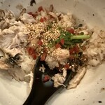 さばめしの鯖匠 - 薬味をかけて味変