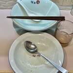 新潟ラーメン なみ福 - ご馳走様の完食です♪