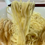 新潟ラーメン なみ福 - 細ストレート麺リフト