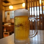 ホルモン亭 - 生ビール