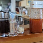 レストラン ローマの太陽 - 卓上調味料