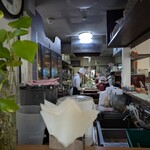 レストラン ローマの太陽 - カウンター席より