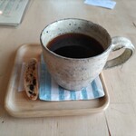 焙煎小屋 風舎 - 店内飲食だとビスコンティーが付きます