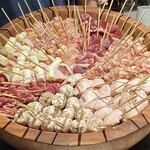 薪炭まだら - 焼き鳥本日のラインナップ