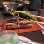 薪炭まだら - オクラの胡麻和え