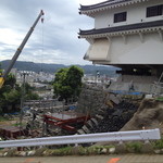 一竜軒 - おまけ。石垣が外されて、あられも無い姿に・・。