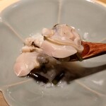 温石 - お粥には蕗と蕨