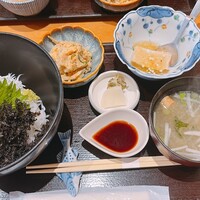 お料理 とみやま - 釜揚げしらす丼御膳