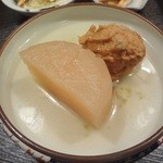 ひと椿 - 大根、つみれ(豆腐は食べてしまった)