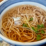 天竜そば ニュー藤屋 - 殿様そば定食の温かいそば