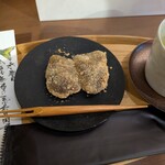 鮨 三心 - わらび餅と梶谷農園産ハーブのハーブティー
