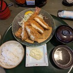 楽一楽座 - 大山鶏かつランチ・海老フライ
