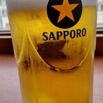 湯処 花ゆづき - 1杯だけ♡（この後別な店で呑んだ♥）(*ﾉω・*)ﾃﾍ♡ビールは3種類で、1杯、税込￥560♡