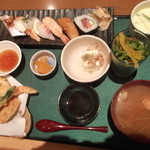 かんきち - かんきちランチ。これで、１０８０円だったかも～。